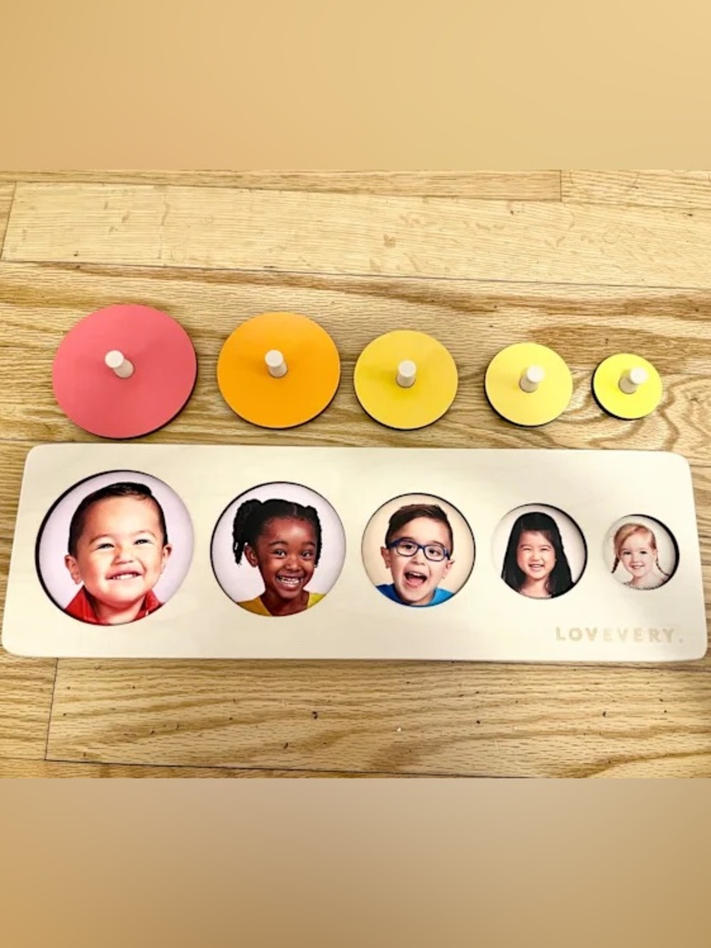 Lovevery Circle of Friends Montessori Puzzle